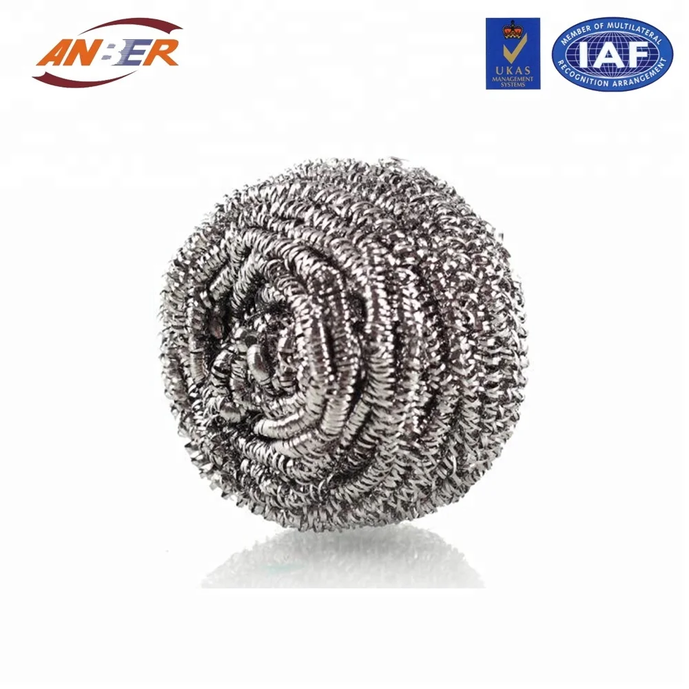 China  Manufacture Directly Price 410s 304 Stainless Steel Scourer for Kitchen Deepclean Cleaning