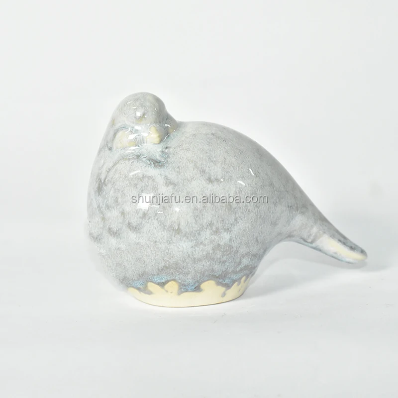Hand-Made Craft Hot Sale Animal Statue Shape Sculpture Decoration Figurine Ceramic Bird