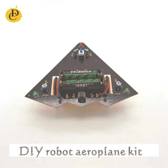 Aeroplane robot tracks diy electronic kits