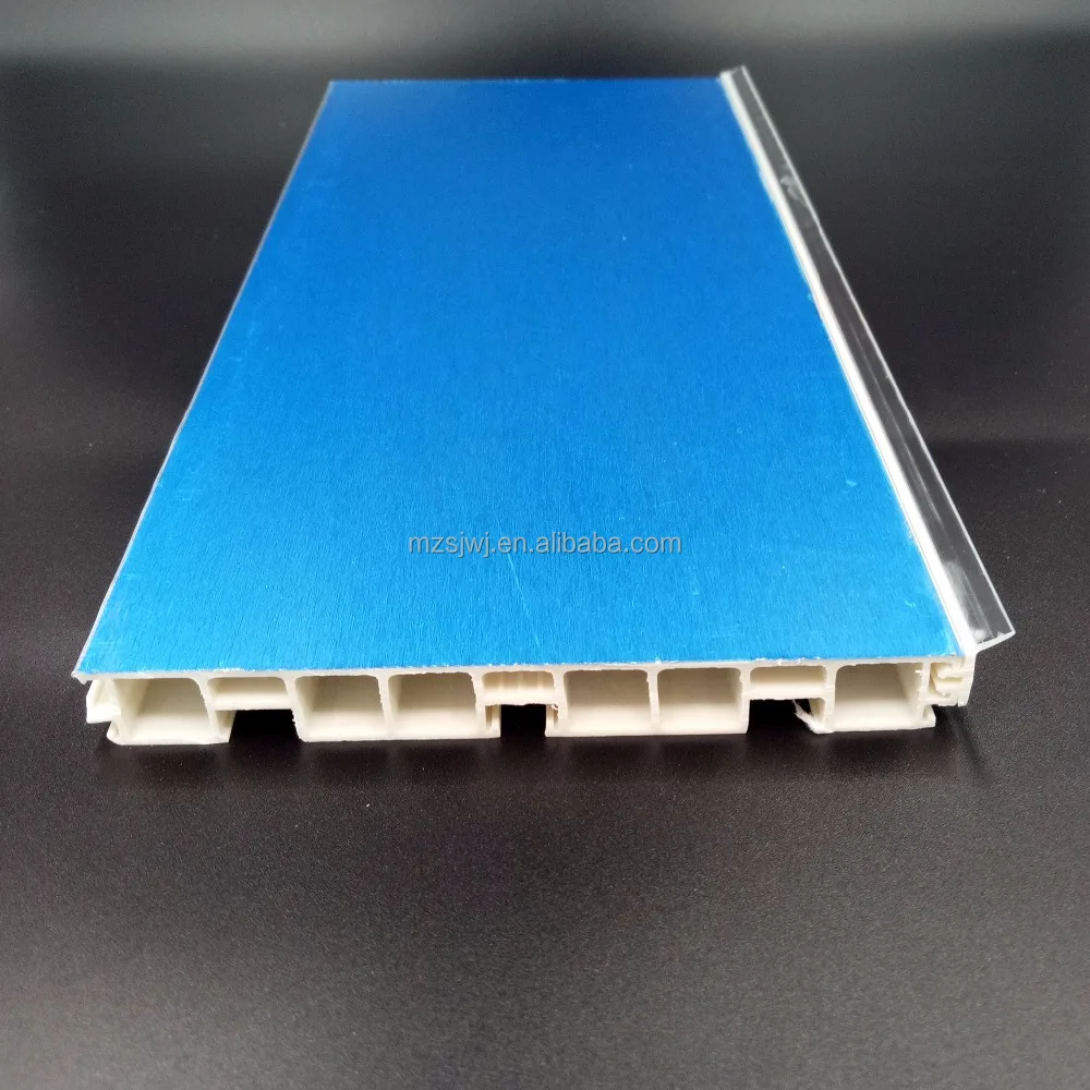 Stainless steel effect PVC base kitchen plinth panel