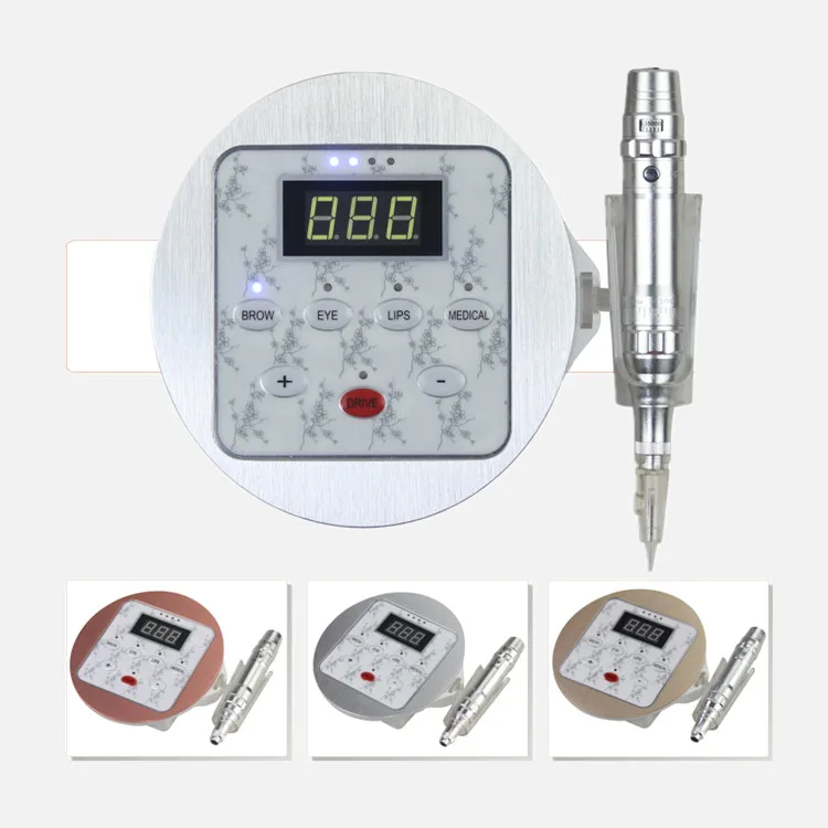 Rotary Microblading Pen Kit Digital Permanent Makeup Machine With Micropigmentation Needles