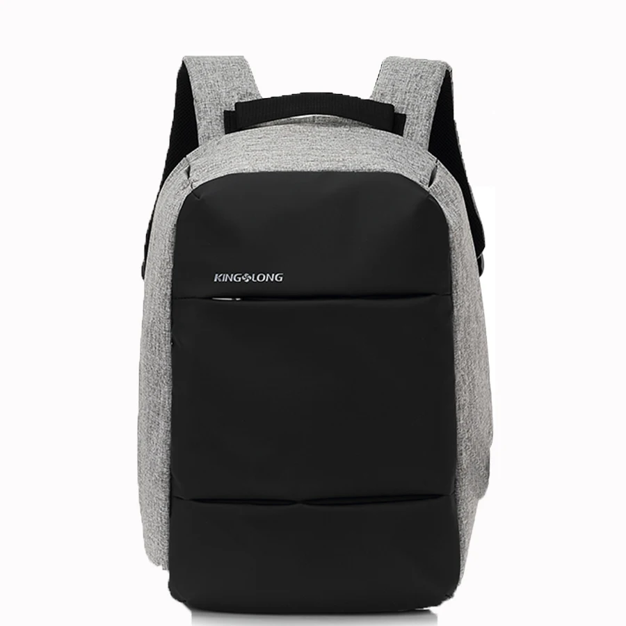 Высококачественный деловой водонепроницаемый дорожный рюкзак для ноутбука с защитой от кражи и USB-портом для зарядки