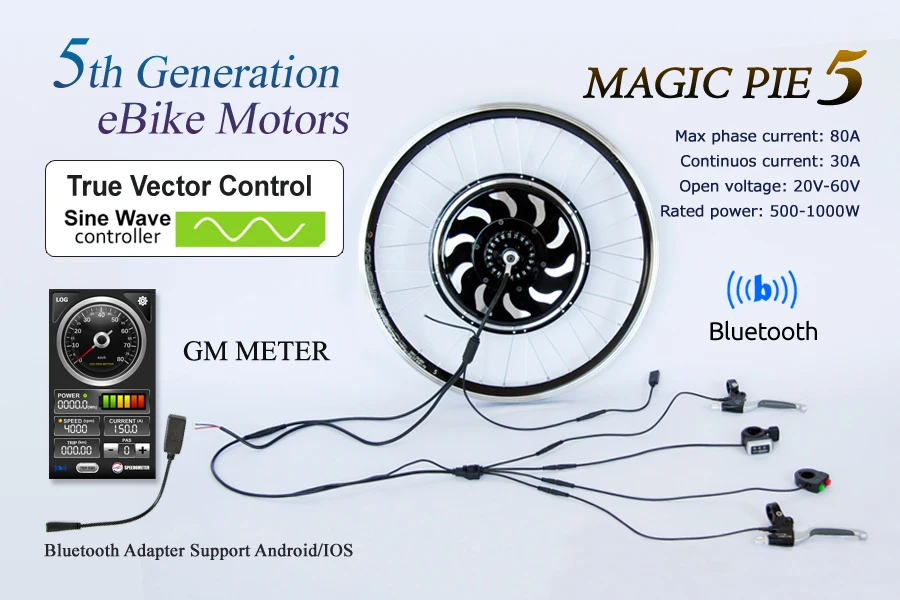 MagicPie Edge with built in Vec programmable controller bicycle motor kit PLN 17207