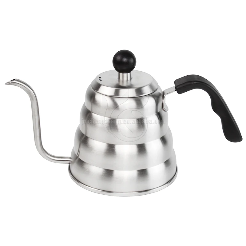 Long Spout Pour Over Coffee Tea Kettle Coffee Pot Rose Gold Stainless Steel Gooseneck Coffee Drip Pot