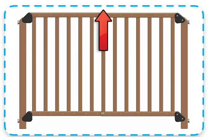 CJ-G004 High quality wholesale  adjustable bady safety gate