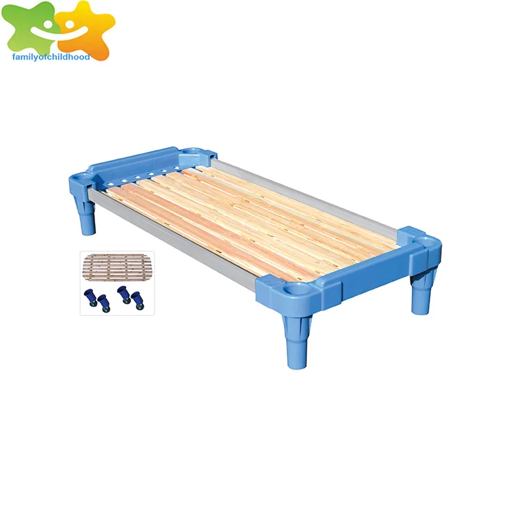 Kindergarten children bed plastic bed for sale