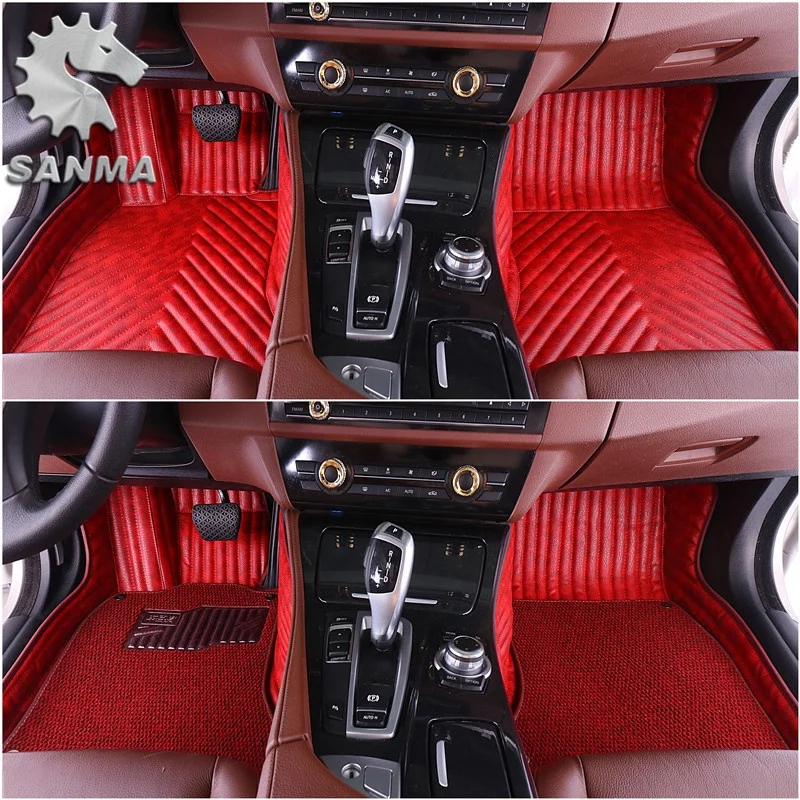 Waterproof Car Floor Mats  Opel Astraaudi A4 FloorLiner Front & Rear Carpet For Skoda Octavia