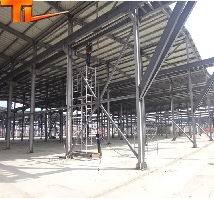Prefab house Steel structure building frame steel structure shed