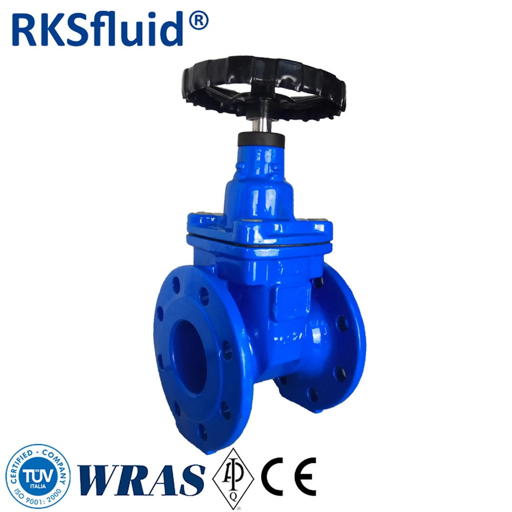 DIN F4 flanged gate valve DN100 4 inch Manual cast iron water gate valve