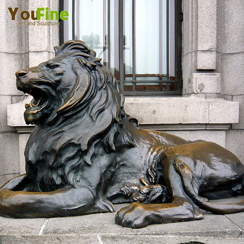  Наружные садовые бронзовые статуи льва на продажу