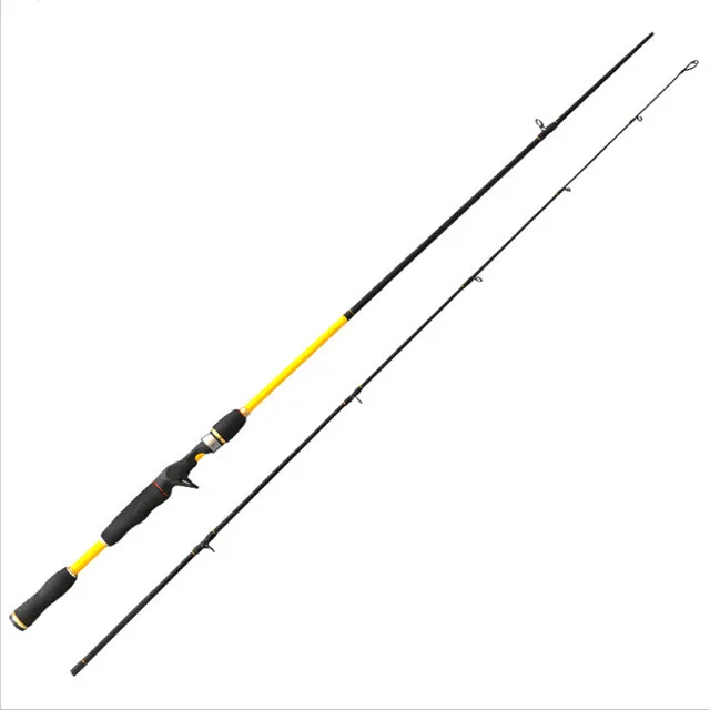 Wholesale 2.1m Lead Metal Jigging Casting Saltwater Gun Handle Carbon Fiber Fishing +Rod