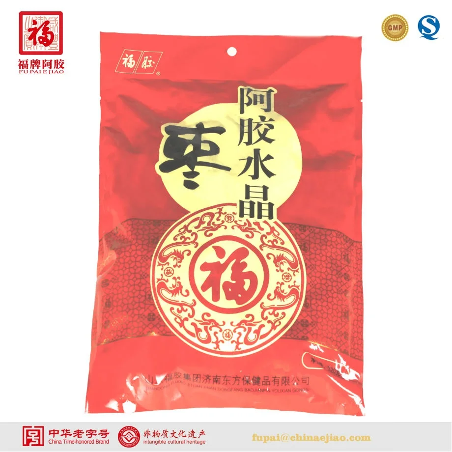 
Edible EJIAO and CHINESE DATE for Anti-aging/Healthcare Food/FUPAI Brand 