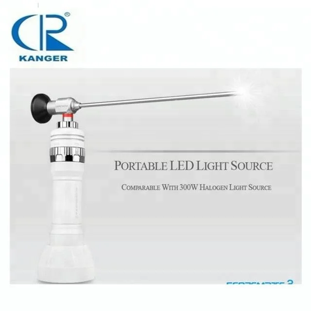 Portable LED Light Source Surgery equipment Fiber-optic Cable Storz Compatible Portable Endoscope LED Light Source
