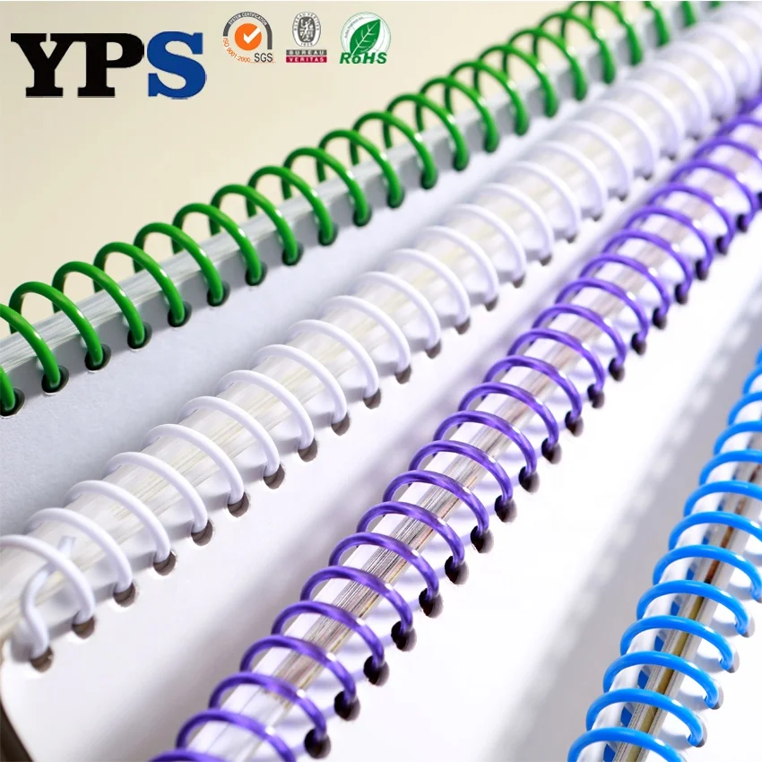 High Quality With Cheap Price PET Plastic Single Spiral Binding Ring Plastic Coil Spring For Book Binding