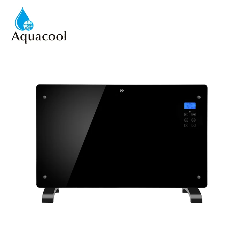 Wall mounted & standing Glass panel ultra-thin Heater with  touch control switch for 2000W