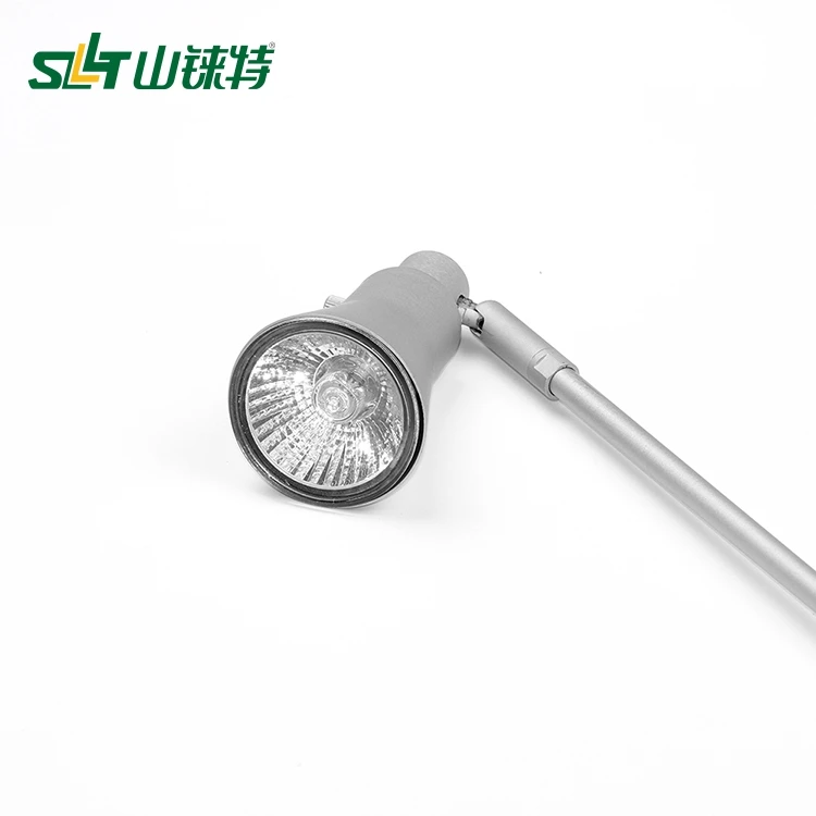 Trade show halogen light, exhibition halogen long arm light, booth pop up system, 380Lm, 50W, 110V/220V.