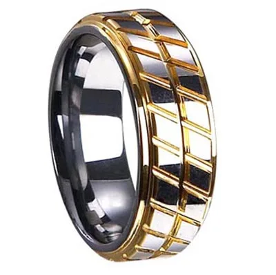 Tungsten ring latest gold finger ring designs gold wedding ring