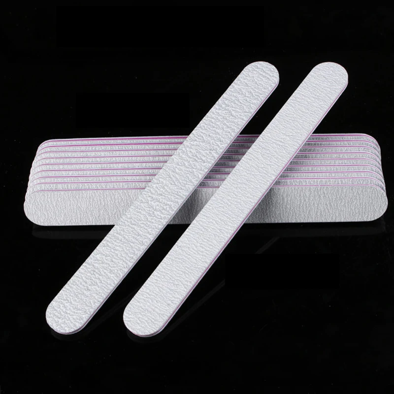 Good quality double sides banana shape sandpaper nail file