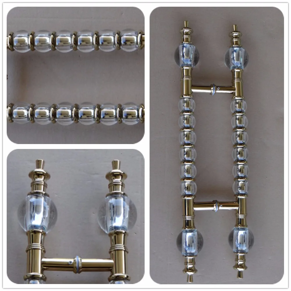 RB-3277 Door hardware crystal entrance handle door pull