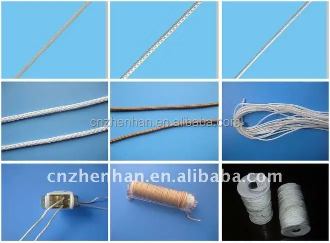 Шторы accessory-1.0mm белый нейлон/Заводская Полиэстровая сетчатая тесьма для Бамбуковая штора/тканые деревянных жалюзи компоненты римская штора запчасти