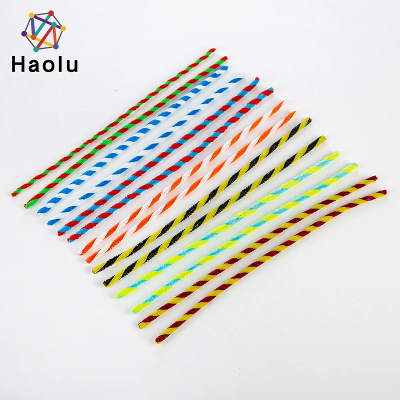 Kids DIY Handcraft Colorful Wire Chenille Stems pipe cleaner craft