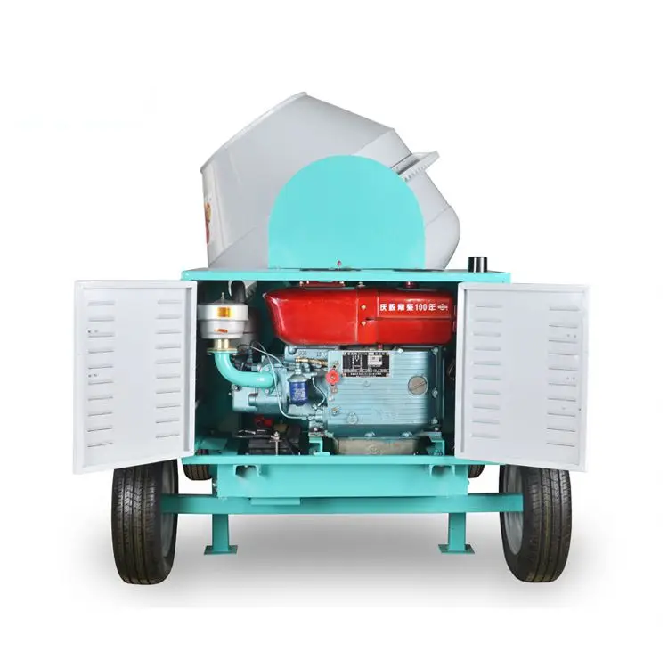 Chuangxin Tilting drum concrete mixer truck concrete mixer drum