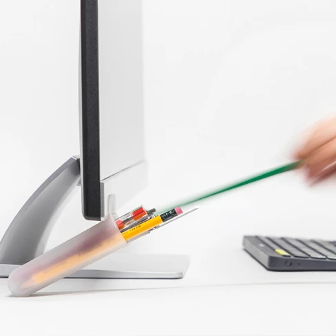 Save space plastic creative useful desktop organizers for office