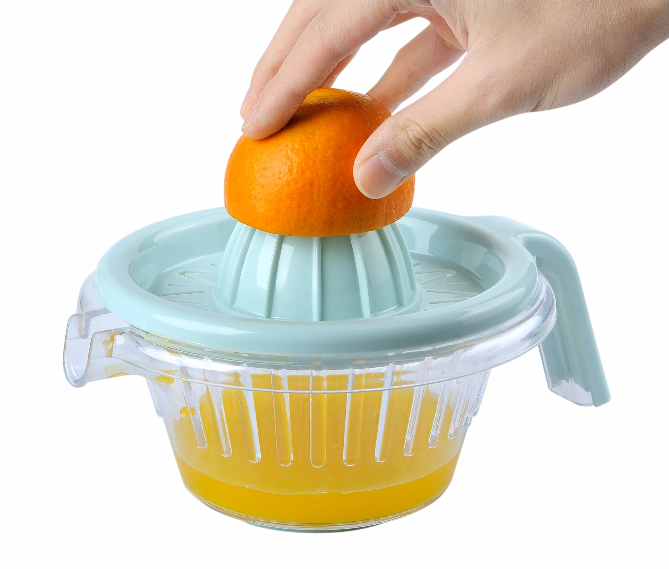 Hand Press Screw Plastic Orange Squeezer Manual orange Lemon Juicer