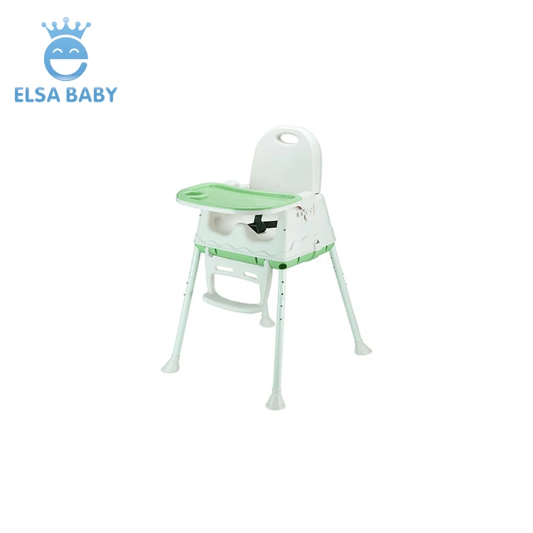 Hot Adjustable portable  Baby Infant Toddler Feeding Booster Seat Folding Blue High dinning Chair