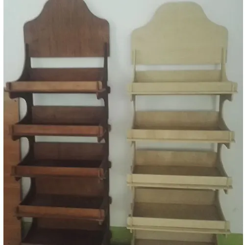 MDF supermarket wooden shelving for bread and foods knock-down type in melamine surface of high quality paper