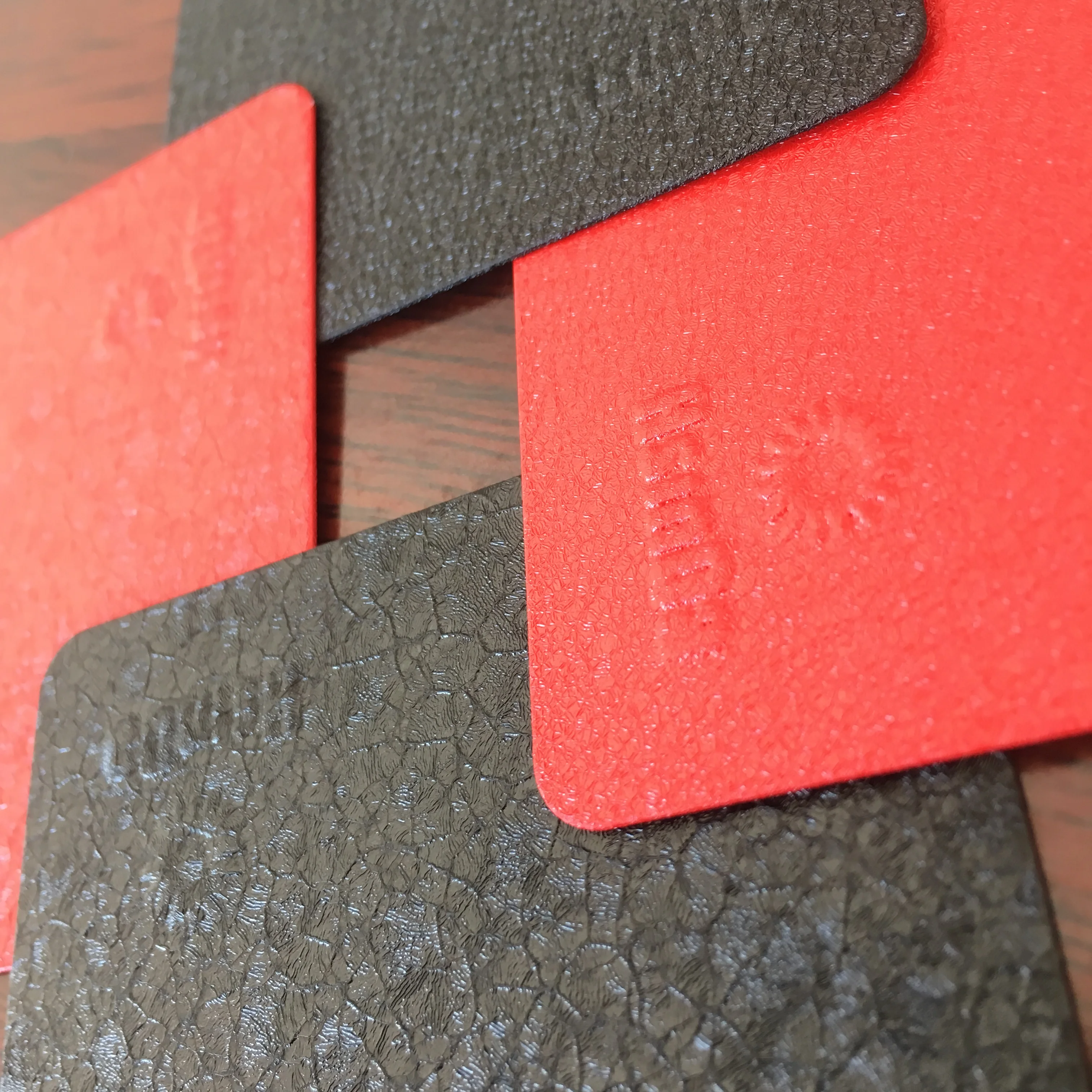 Ral 3020 Traffic Red Water Texture Powder Coating Skin Texture Wrinkle Crack Powder Paint