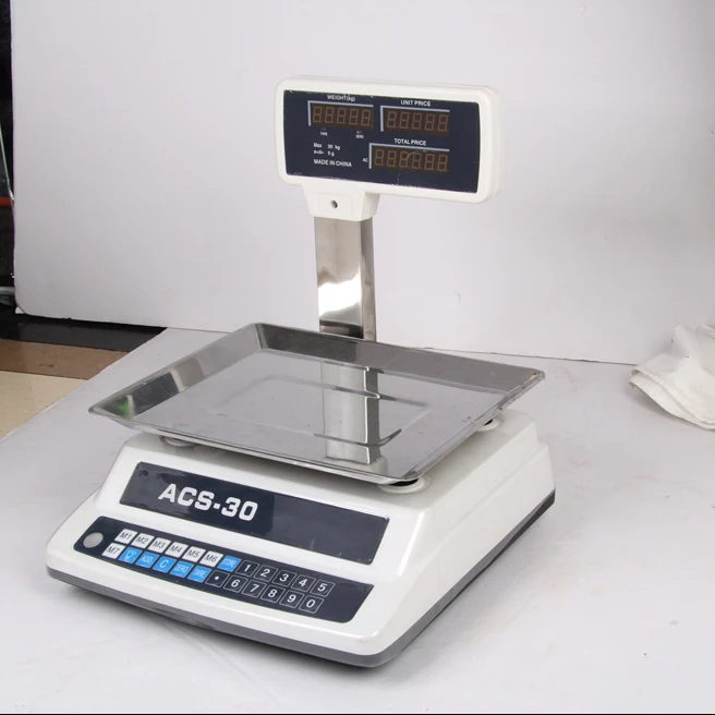 Fruit vegetable weighing scale price computing scale for sale