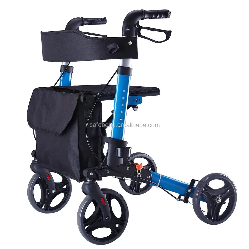 Rollator Parts Disability Forearm Rollator Walker Rehabilitation Therapy Supplies 75*24*40cm 45*24cm 11.5cm 53.5cm CN;ZHE 136kg