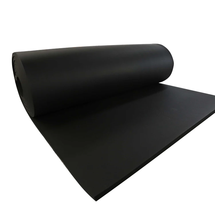 Rubber foam sheet for hot / cold water tank