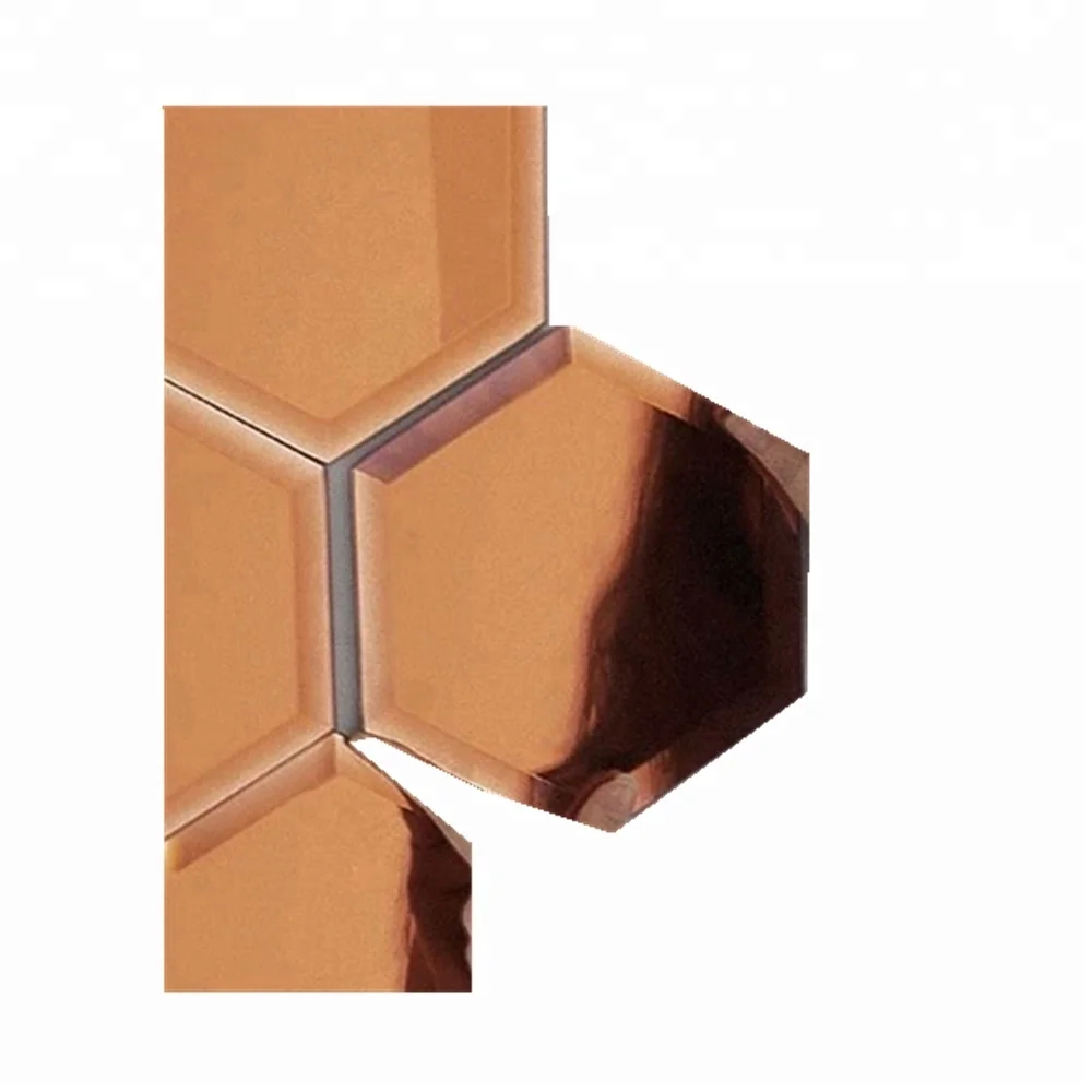 3mm 4mm thickness bathroom wall tiles / mirror decorative ceramic tile