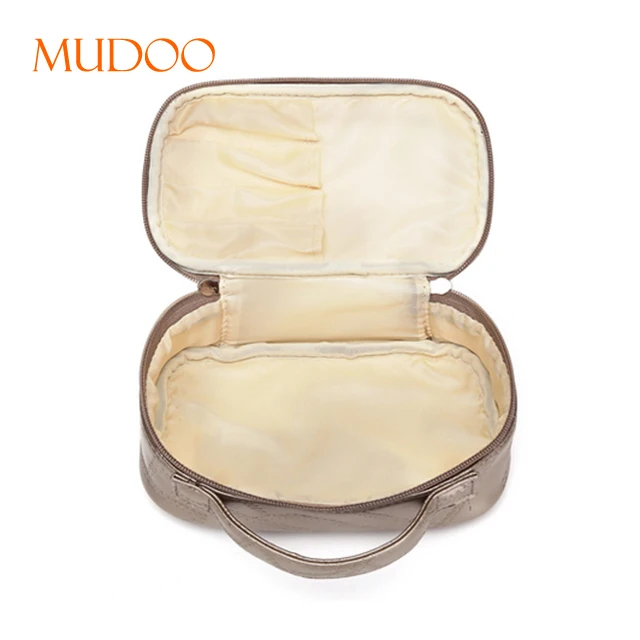 WHOLESALE GOLD WOMEN LARGE CAPACITY ZIPPER WATERPROOF FASHION CLUTCH COSMETIC BAG MAKEUP BAG HANDBAG SUPPLIER