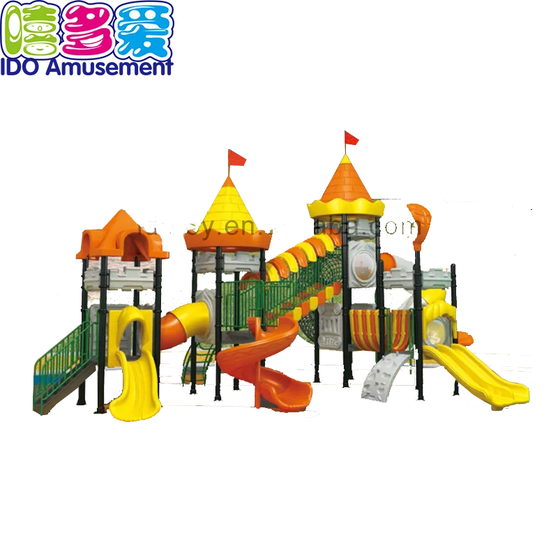 Customized small children outdoor playground equipment,china preschool outdoor plastic play set