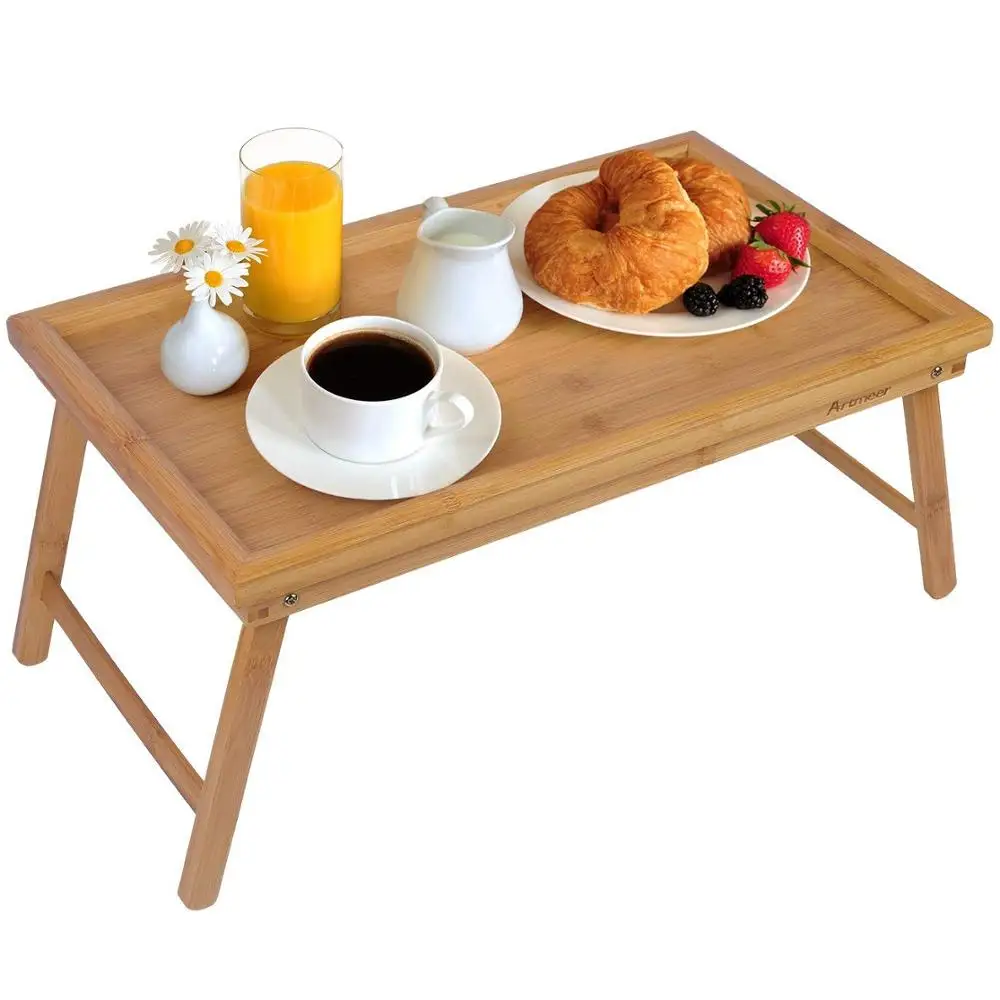 Hot selling product breakfast in bed tray bottle service tray