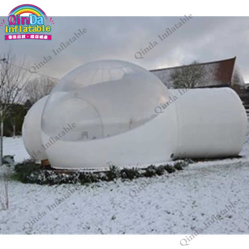 
Popular New Multifunctional Transparent Marquee for Snow Camping Inflatable Snow Dome Tent Clear Inflatable Bubble Tent for Sale 