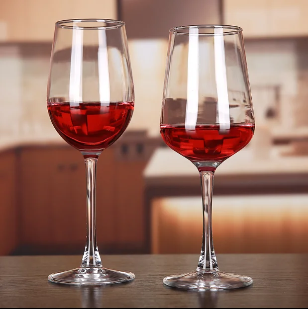 Factory Hot Sale Clear Drinking Glass Goblet White wine glass goblet glass