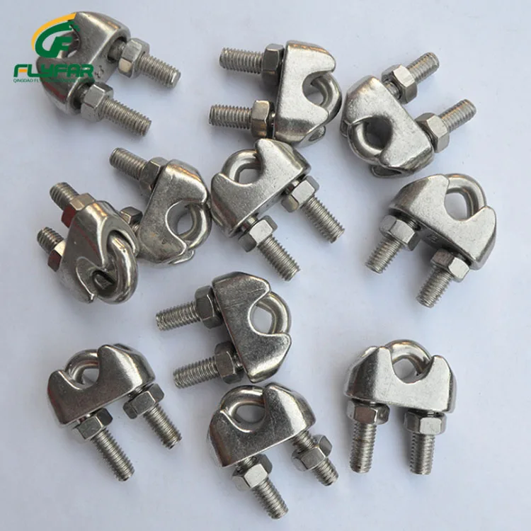  SS316 SS304 DIN741 Wire Rope Clip