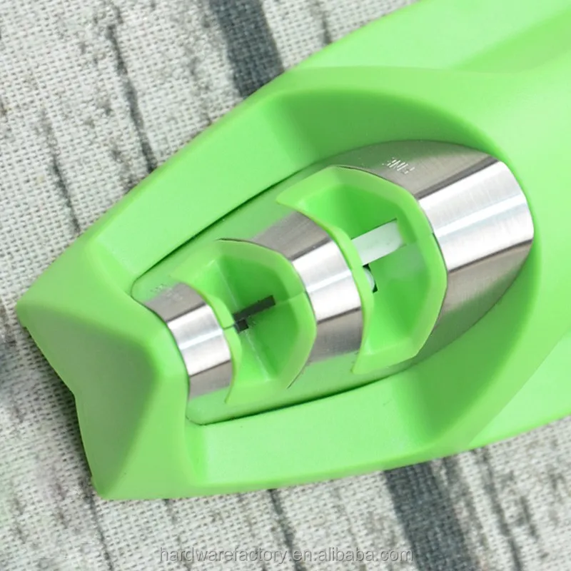 2021 hot sales mini manual diamond 4 Stage professional Knife Sharpening kitchen rod knife sharpener