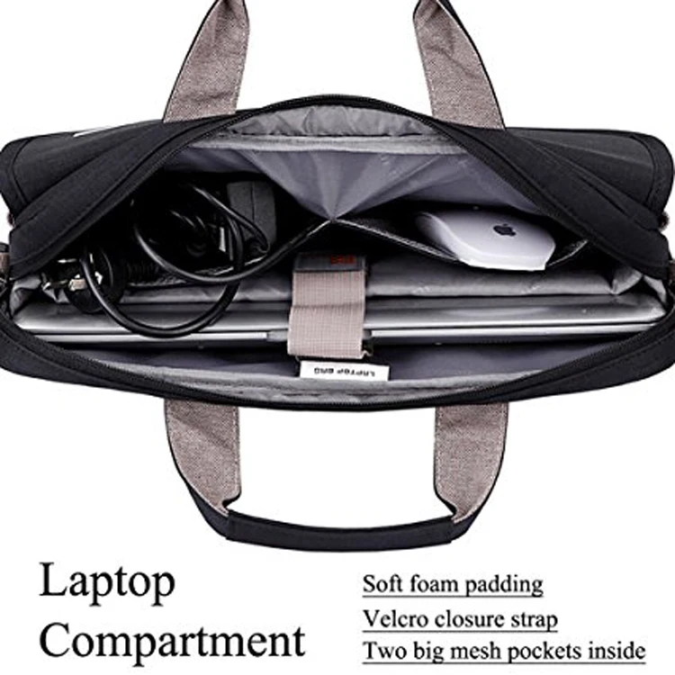 Newly Unisex Oxford Notebook Shoulder Bag Laptop Sleeve Messenger