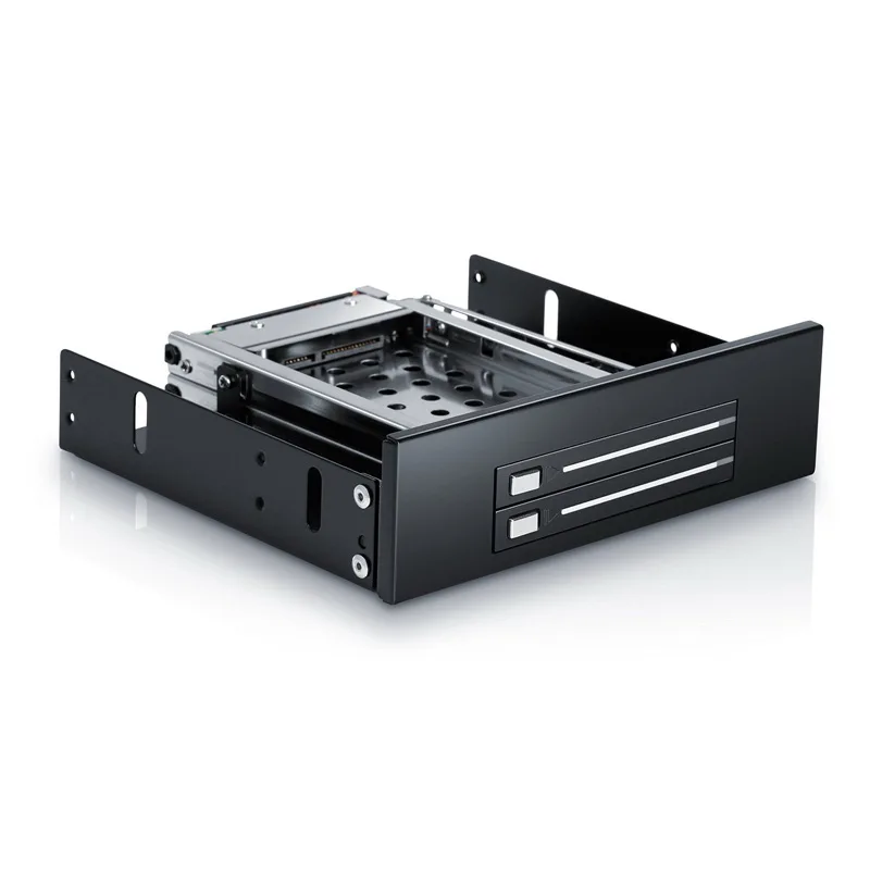 Swap Mobile Rack 2.5 inch for 2 Bay Dual 2.5inch Hard Drive Internal SATA III HDD SSD Backplane Frame