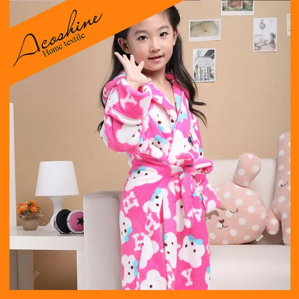 осень и зима халат для мальчиков и девочек с мультфильма медведь характер