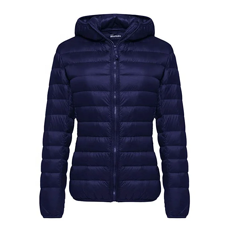 Fuzhou модная Летающая нейлоновая Женская Светоотражающая стеганая куртка/Ветрозащитная женская зимняя стеганая куртка