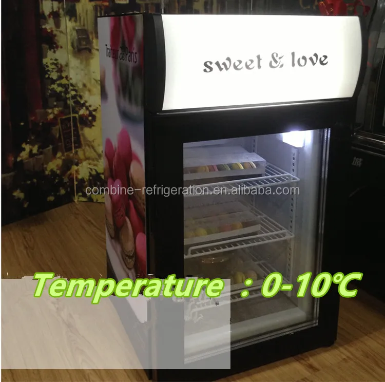 
LC-40 Mini pepsi glass door refrigerator showcase 