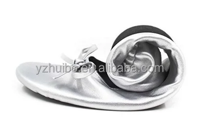 OEM Cheap China After Party Ballet Shoes Wedding Slippers foldable shoes flats