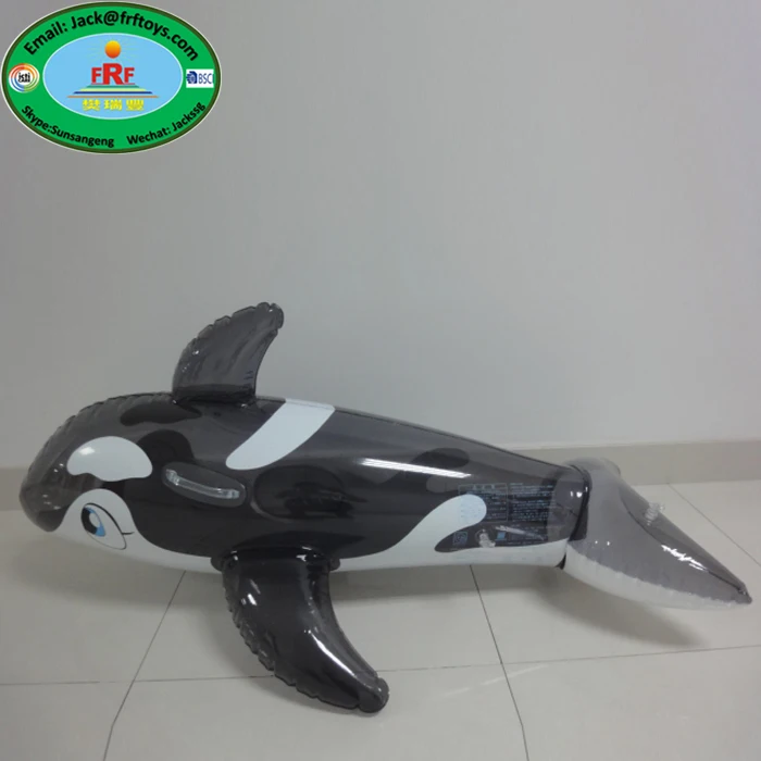 Summer Party Water Play Swim Fun Inflatable Dolphin Rider Pool Float