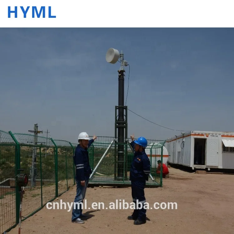 
Antenna Telescopic Mast Pole For Mobile Communication In The Field 